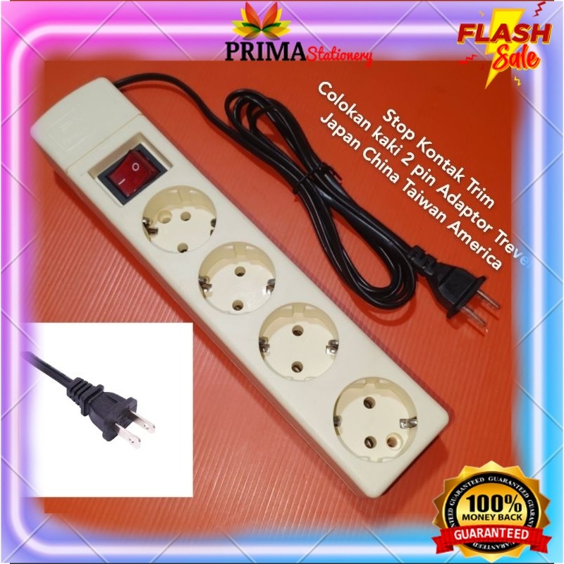 Jual Colokan kaki 2 pin Travel Adaptor Japan Taiwan Amerika Canada dan ...