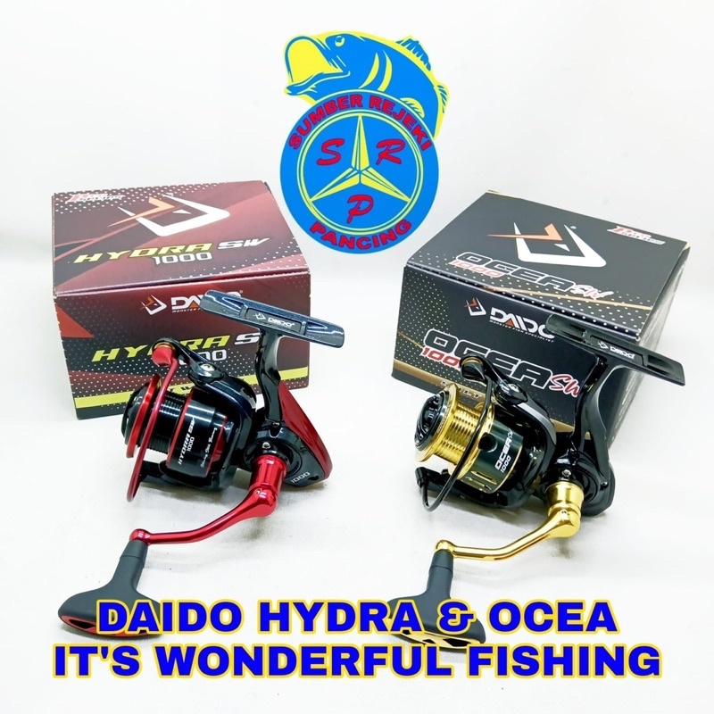 Jual Reel Daido Hydra sw dan ocea sw 1000 2000 3000 4000 5000 power