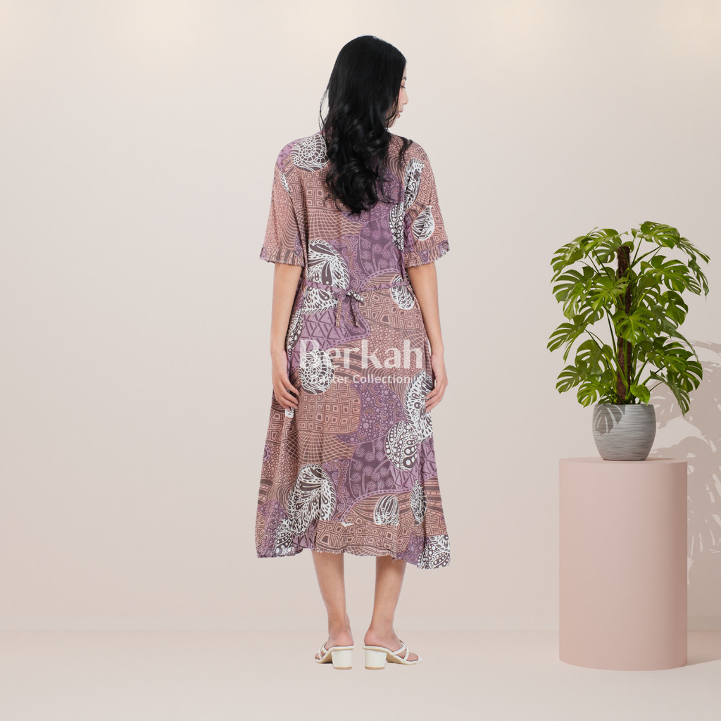 Daster Batik Rayon Busui Kancing Surya Teja 4