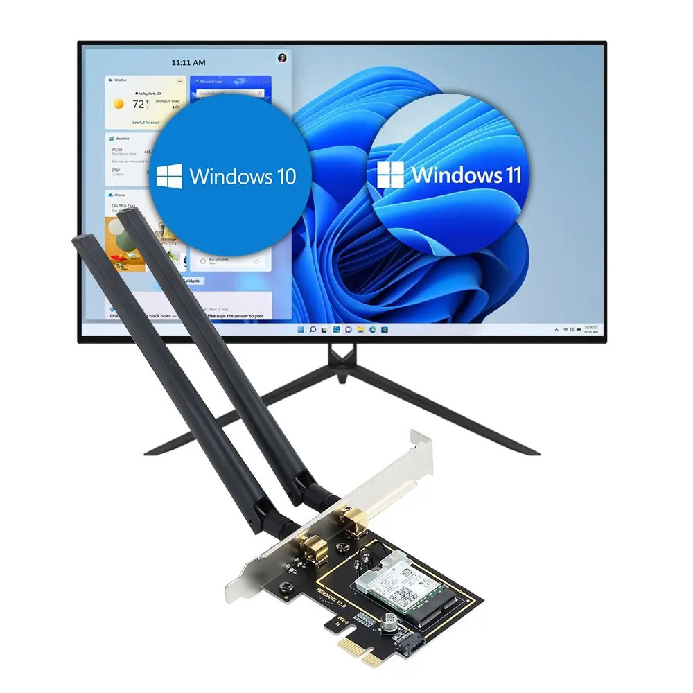 Jual Intel AX210 WiFi 6E Tri-Band 2.4G/5G/6Ghz 5374Mbps 802.11ax ...