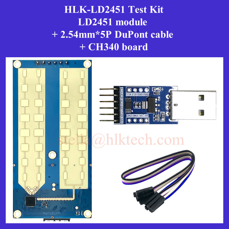 Jual HLK-LD2451 24Ghz Road Vehicle Car Status Detection Sensor Ranging ...