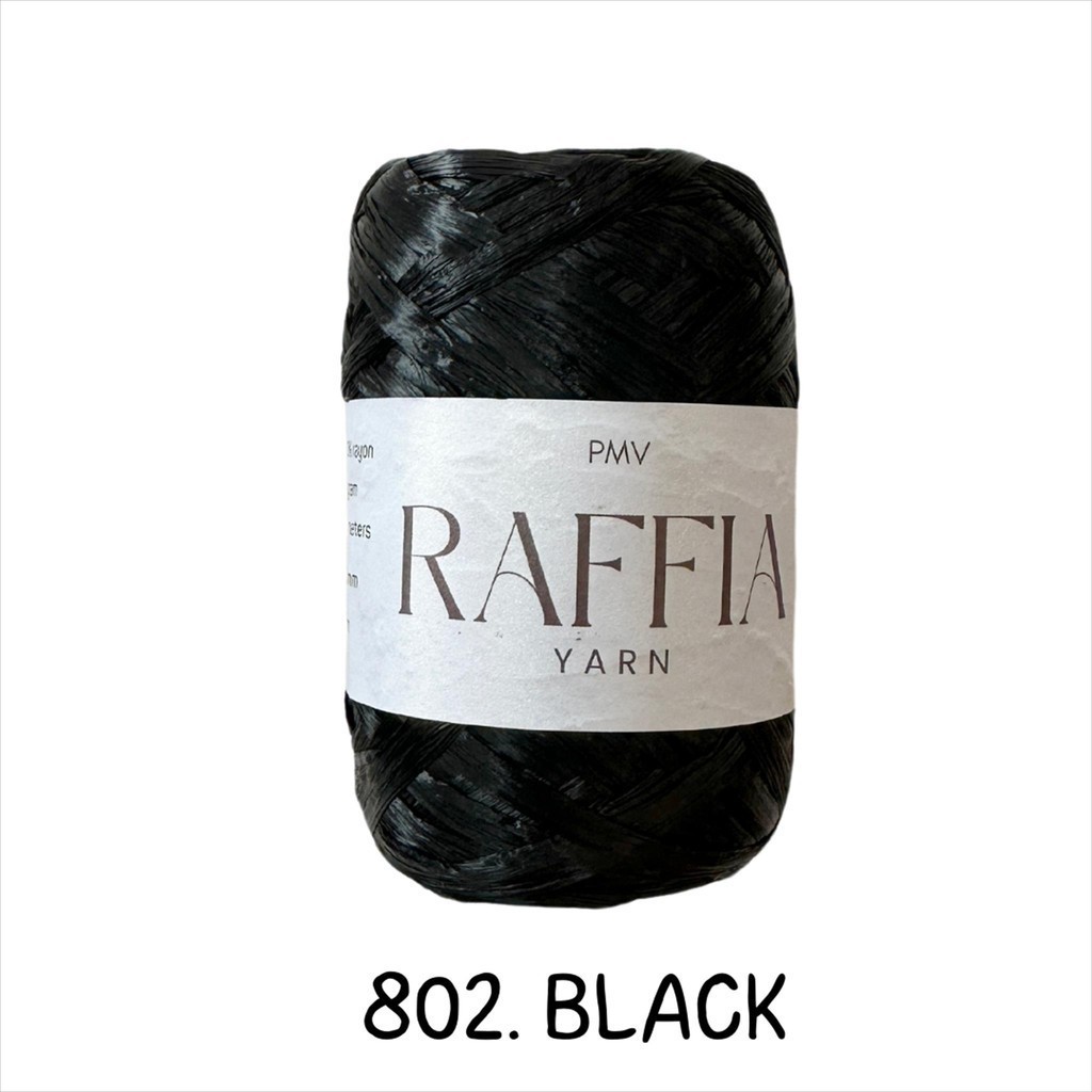 Jual MER.SHOP Benang Rajut Raffia Rayon 40g 80m Warna Cantik | Shopee ...