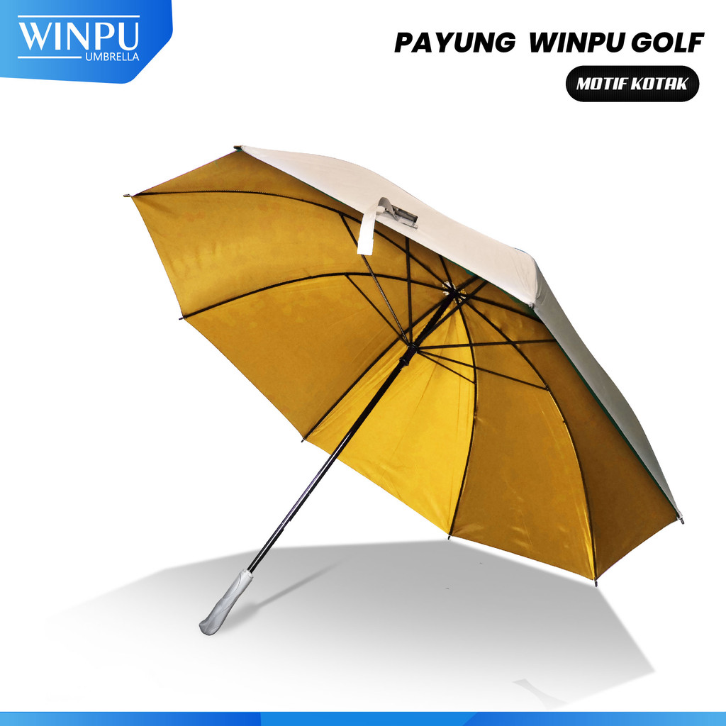 Jual WINPU Payung Golf Jumbo Silver Kuning/ Payung Sablon | Shopee ...
