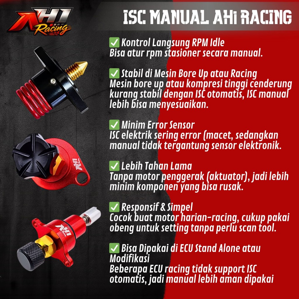 Jual ISC IDLE SPEED CONTROL SETELAN LANGSAM MANUAL CBR 250 300 500 ...