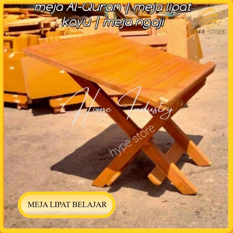 Jual meja lipat al Qu'ran/ meja membaca/meja buku/meja laptop/meja ...