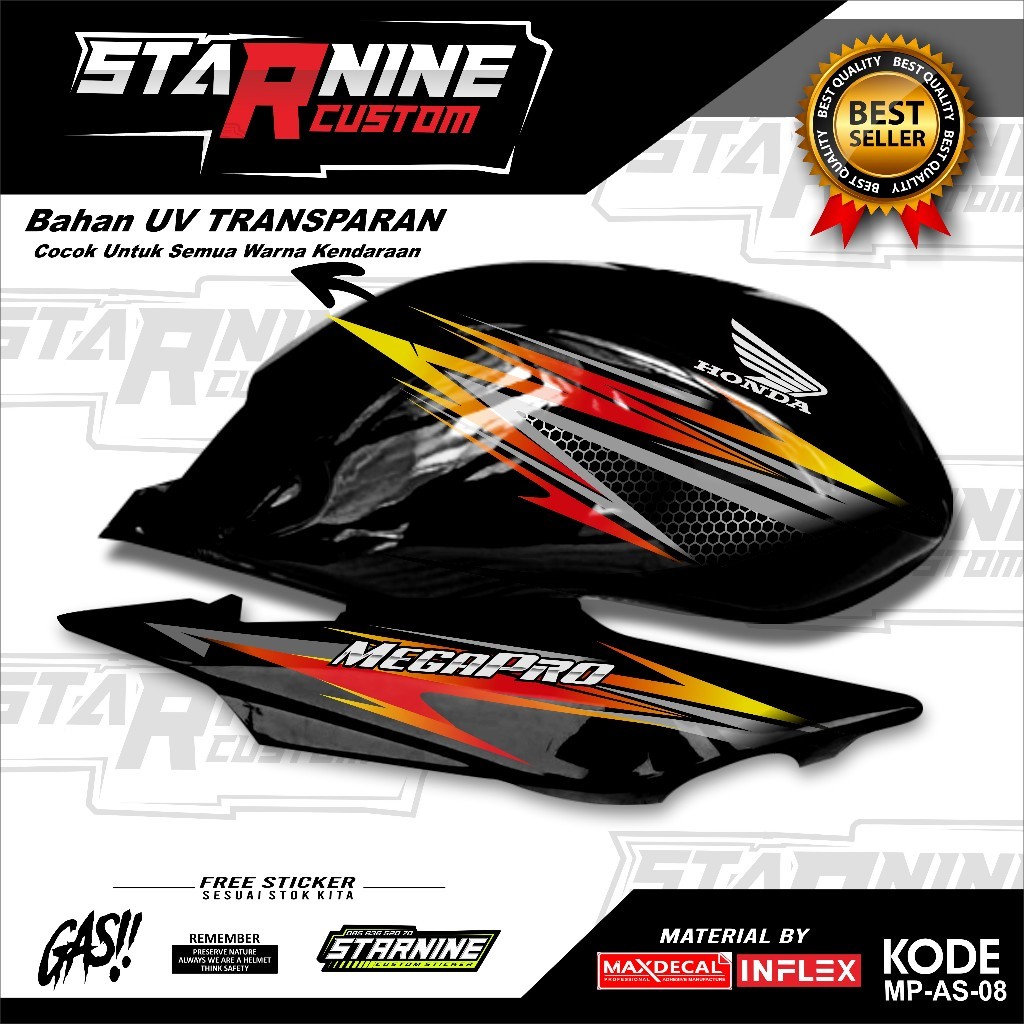 Jual Striping mp primus sticker megapro primus kode MP-AS-08 | Shopee ...