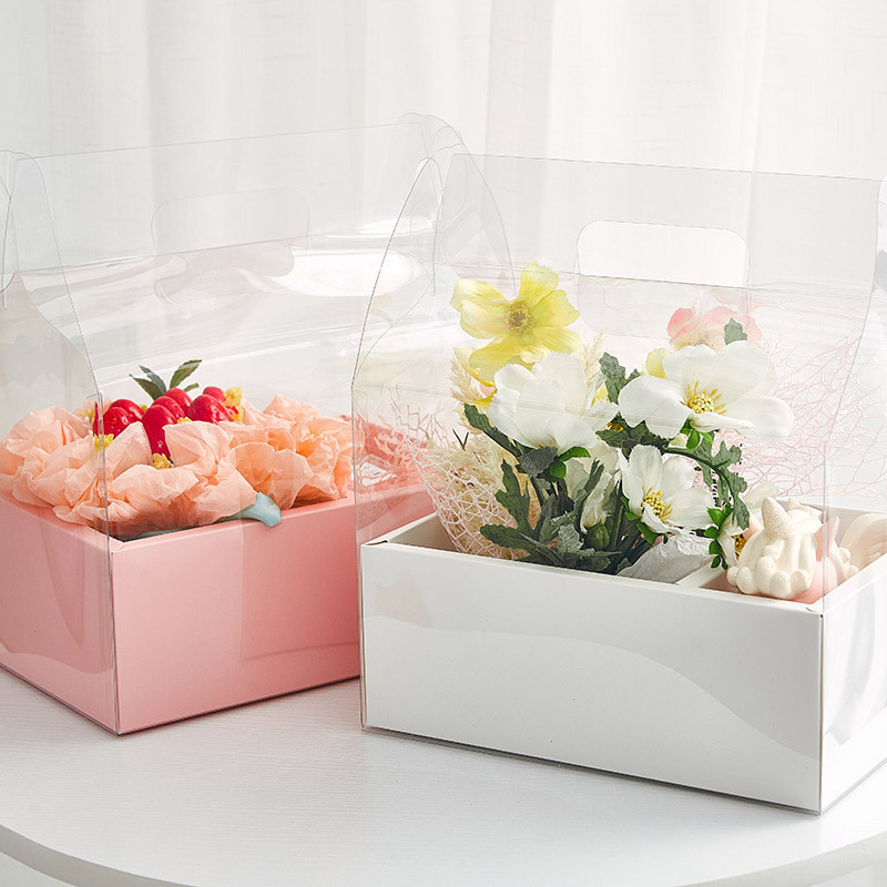 Jual Bloom Box Kotak Kue Bunga Transparent Flower Box Gift | Shopee ...