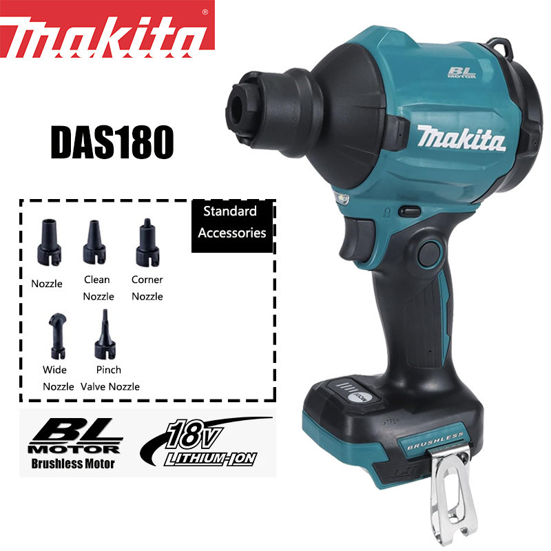 Jual Makita DAS180 Air Blower Air Dedusting 18V Lithium Battery Narrow ...