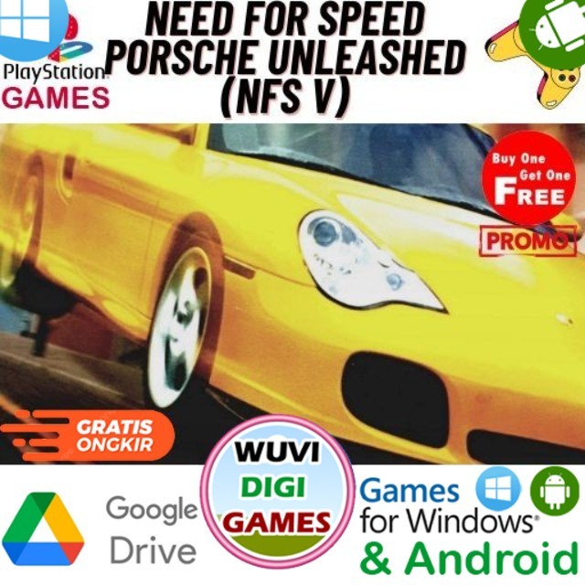Jual Jual Game PC Need for Speed Porsche Unleashed (NFS V) Emulator PS1
