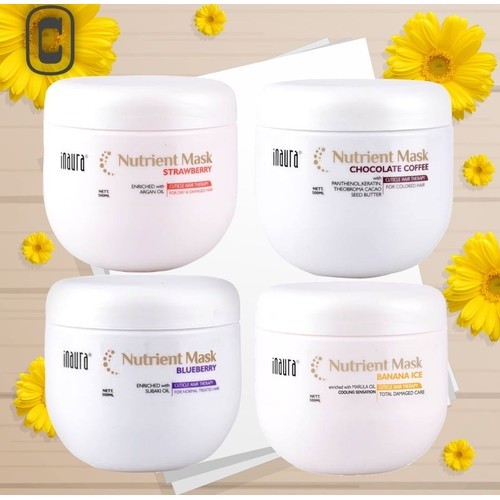 Jual Inaura Nutrient Hair Mask | Masker Rambut 500ml & 1000ml | Shopee ...