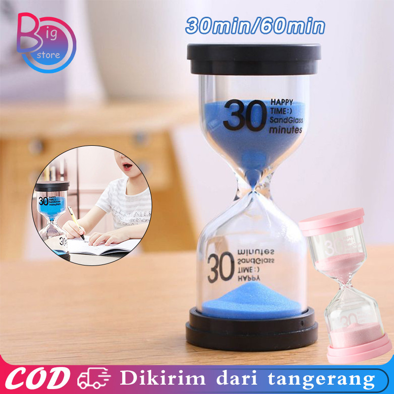 Jual Sand Timer 30/60 Menit Biru Dan Merah Muda Timer Jam Pasir Untuk ...