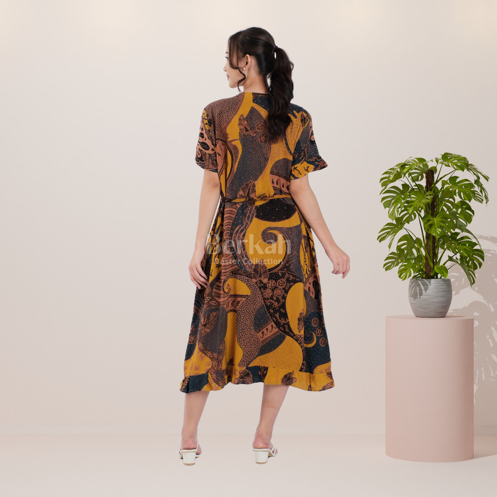 Daster Batik Rayon Busui Resleting Surya Teja 3