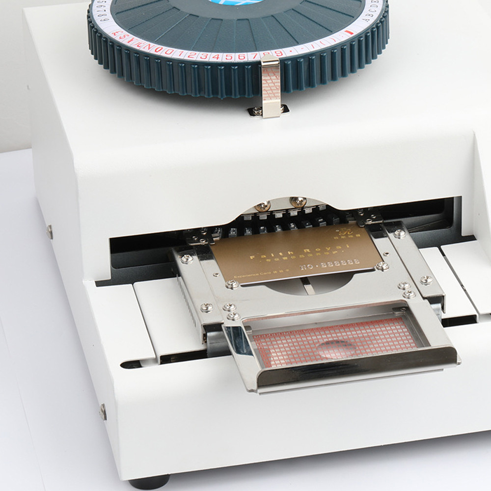 Jual Pvc Card Emboss Machine Manual VIP Card embossing Code Printer ...