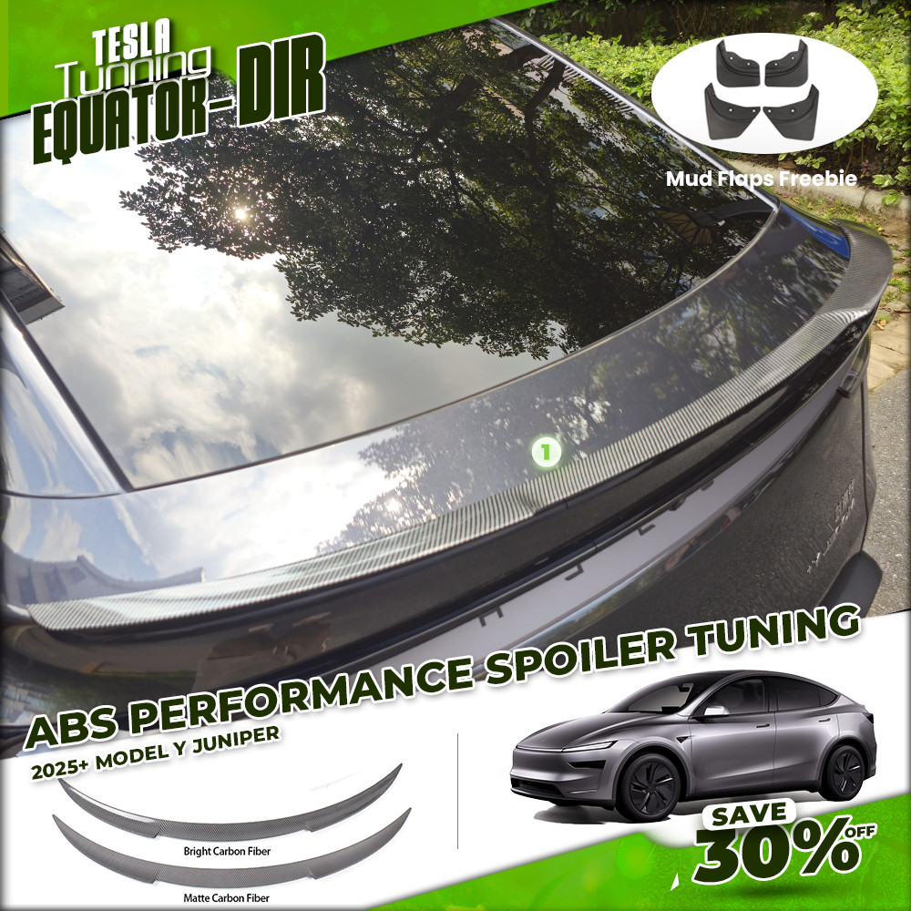 Jual Blade Style Rear Spoiler for Tesla Model Y Juniper 2025+ Version ...