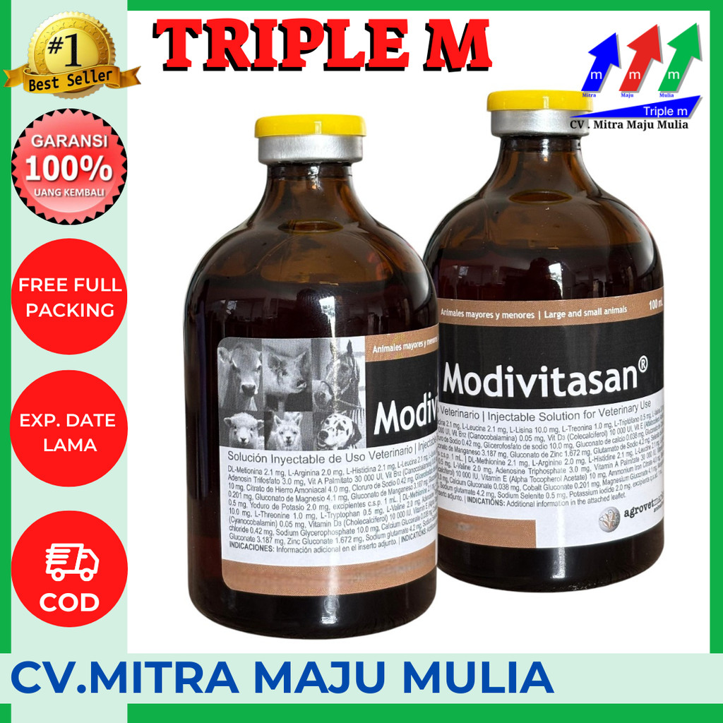 Jual Modivitasan 100ml - Multivitamin lengkap beserta asam amino ...