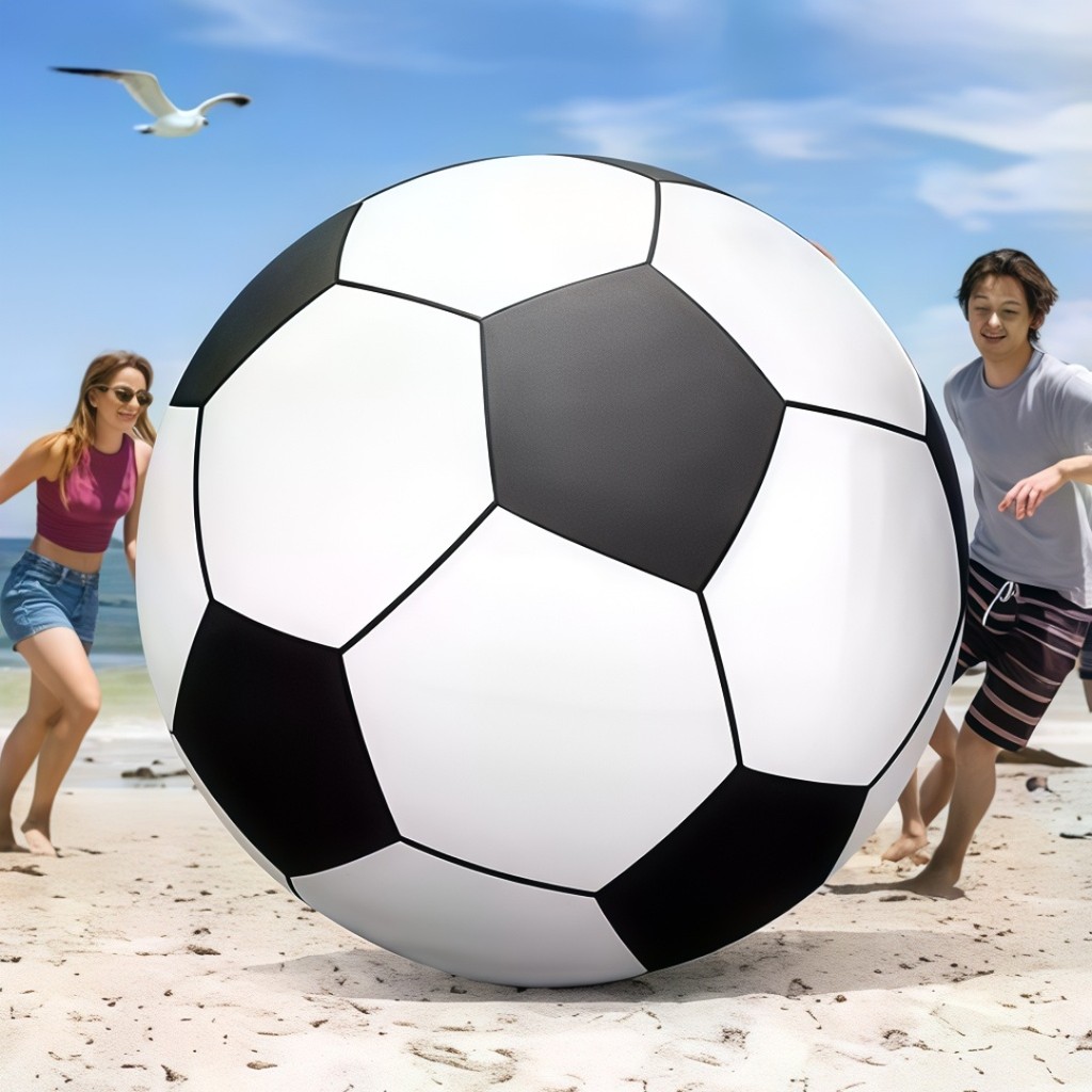 Jual Outdoor Games inflatable toys grass soccer ball school fun sports ...