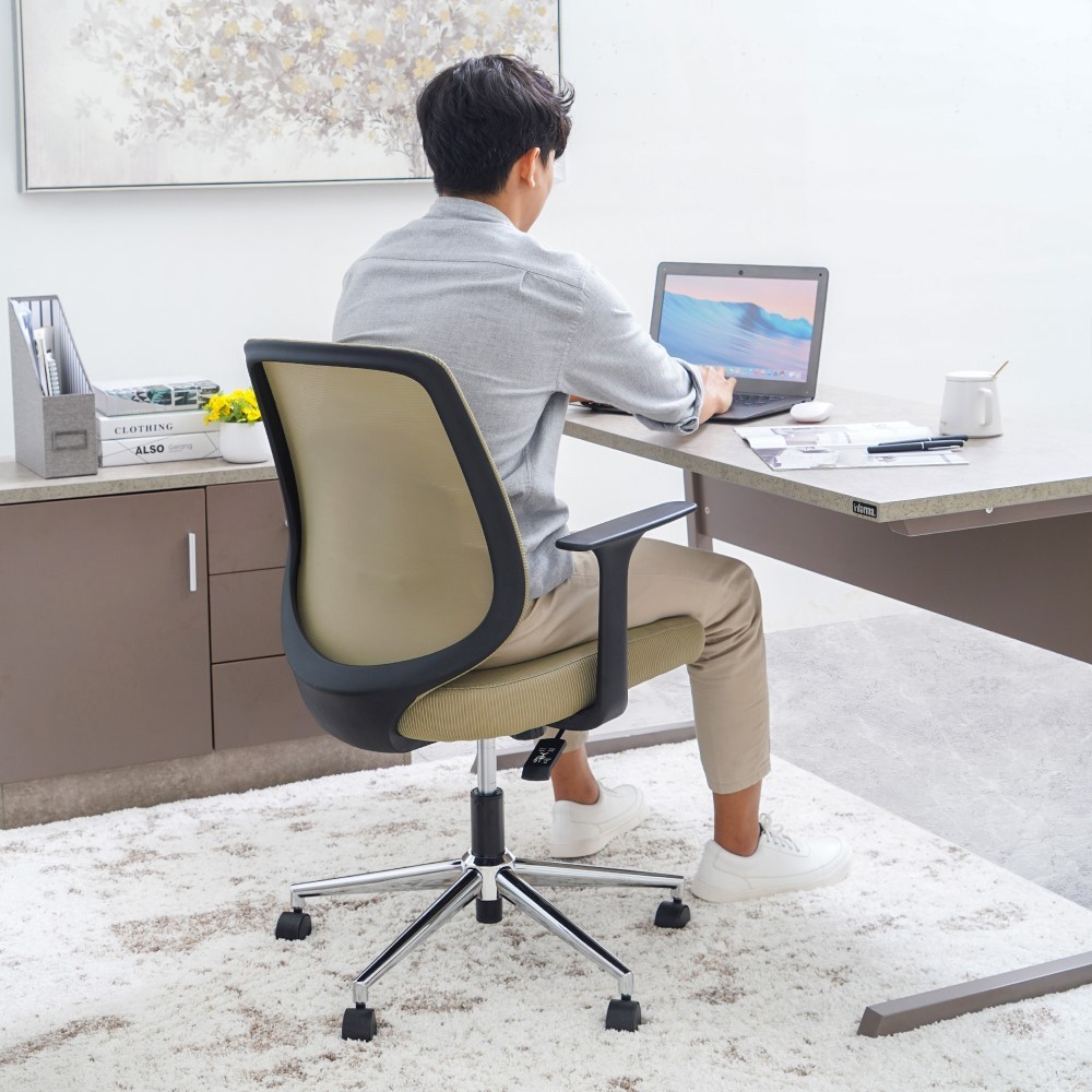 Jual Informa Sunon Shield Kursi Kantor Sandaran Rendah - Krem Tempat ...