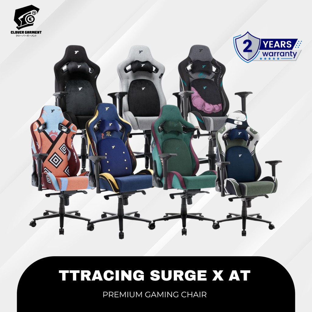 Jual TTRacing Surge X Air Threads Series Fabric Material Gaming Chair ...