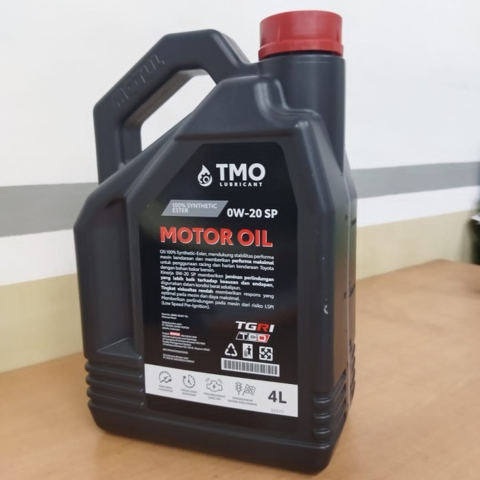 Jual TMO TGRI Motor Oil 0W-20 SP 4Liter dengan Synthetic Ester ...