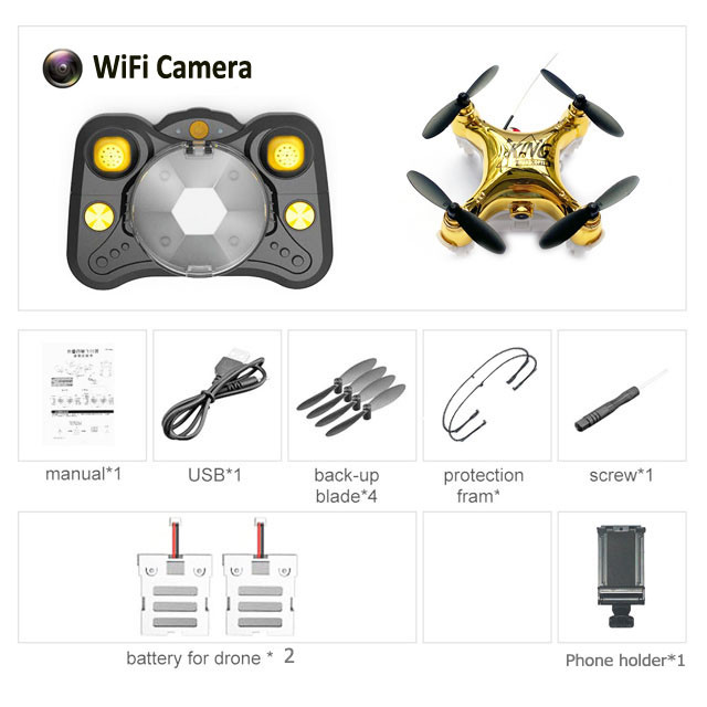 Jual Mini Drone with HD camera Pocket Wifi Rc Quadcopter Selfie