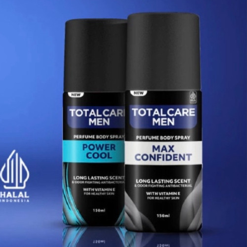 Jual TOTAL CARE MEN Perfume Body Spray | Parfum Pria 150ml | Power Cool ...