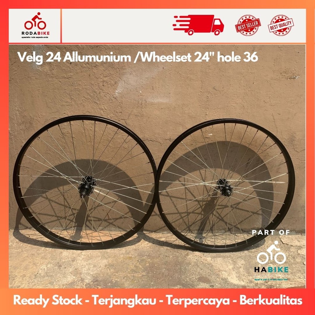 Jual Velg Jadi Alumunium Roda Sepeda Ukuran 24