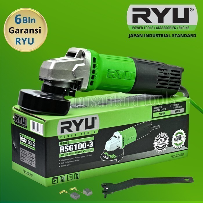 Jual ryu mesin gerinda tangan japan 580 watt on/off di atas | Shopee ...
