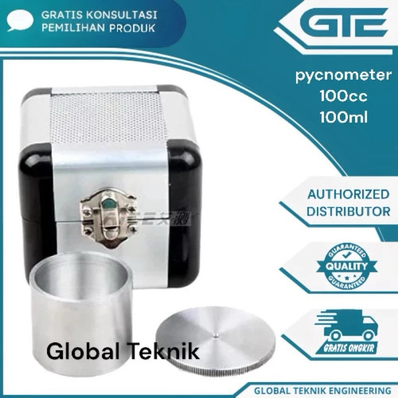 Jual Density Specific Gravity Cup pycnometer 100cc 100ml Stainless ...