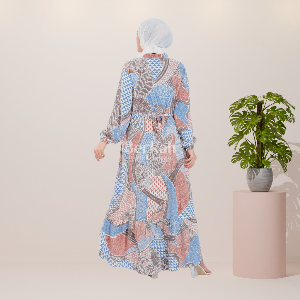 Gamis Batik Rayon Modern Pekalongan Surya Teja 3