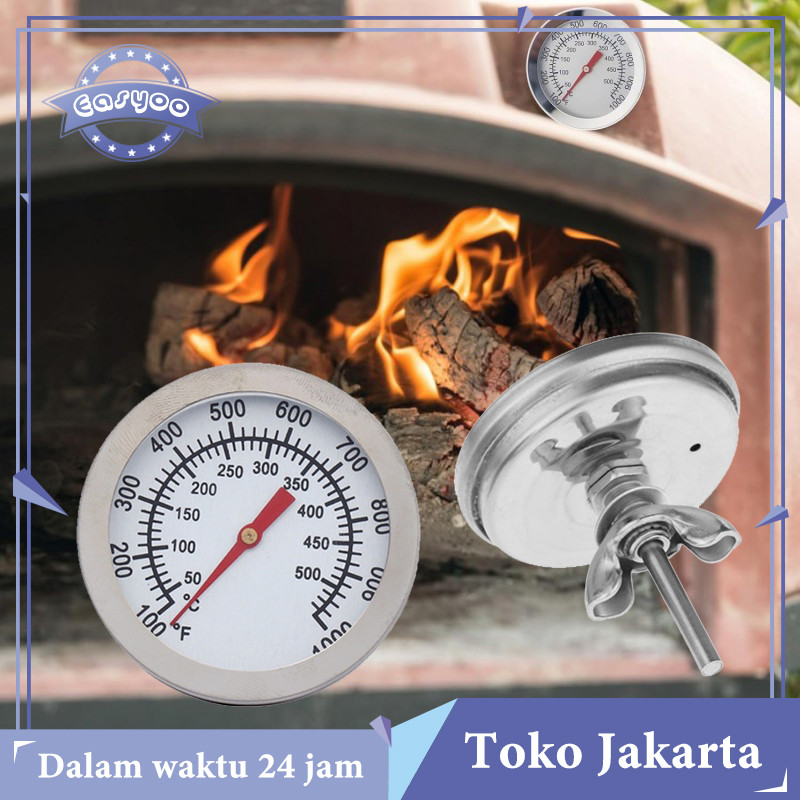 Jual Thermometer Oven Kue Bakery Meat Temperature Gauge Stainless Oven ...