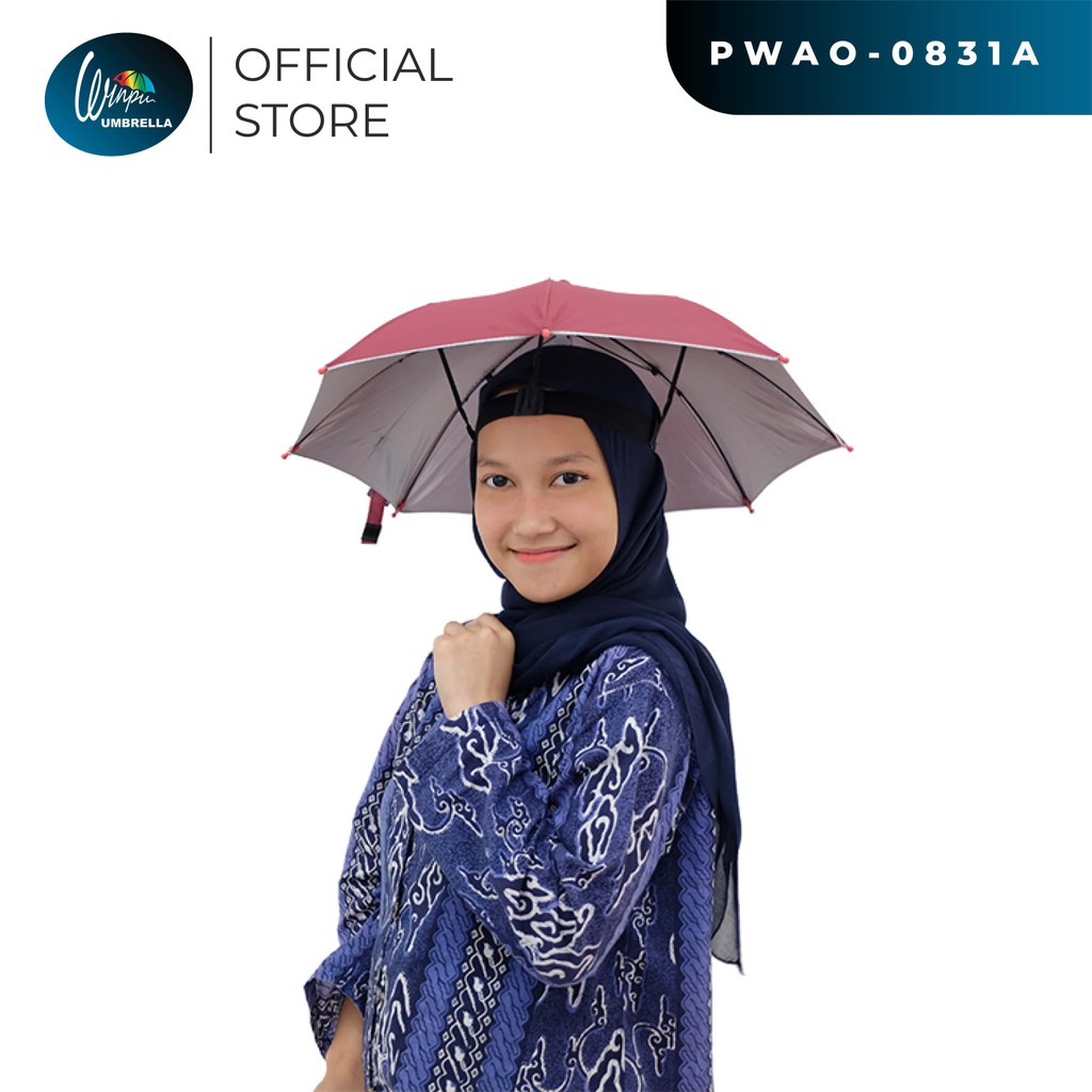 Jual PAYUNG TOPI/PAYUNG KEPALA 15 INCH 100% ORIGINAL WINPU | Shopee ...