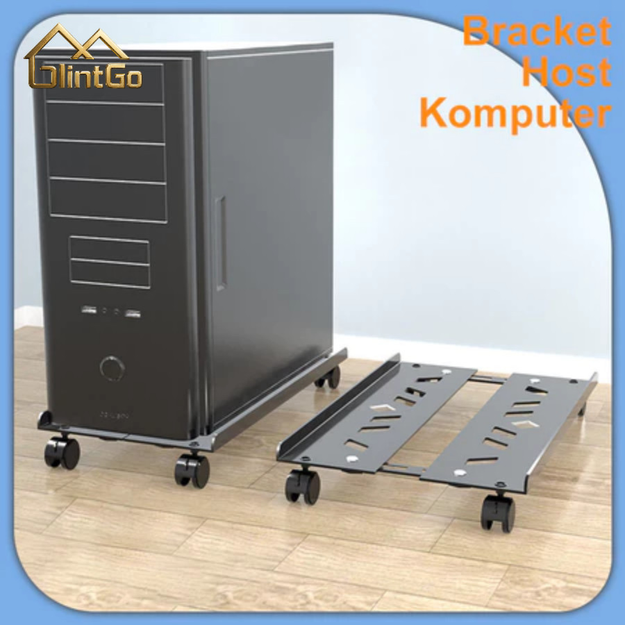 Jual Rak CPU Komputer Bracket Host Komputer Adjustable Width Computer ...