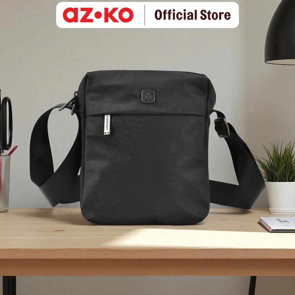 Jual AZKO Passport Carson Tas Selempang - Hitam Sling Bag Stylish Tas ...