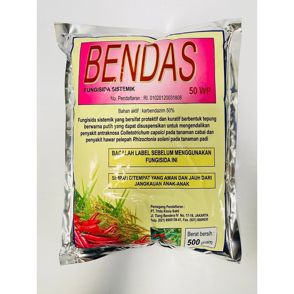 Jual Fungisida Bendas Wp Isi Gr Dari Trida Kimia Sakti Shopee