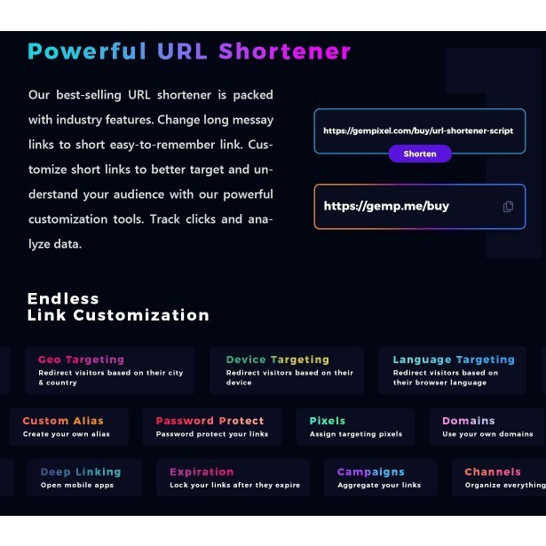 Jual Premium URL Shortener – Link Shortener, Bio Pages & QR Codes ...