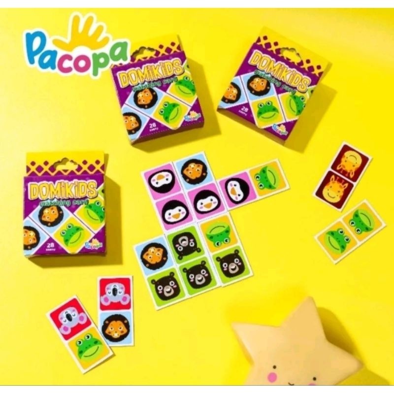 Jual Mainan Edukasi Anak Permainan Kartu Matching Card Domikids ...