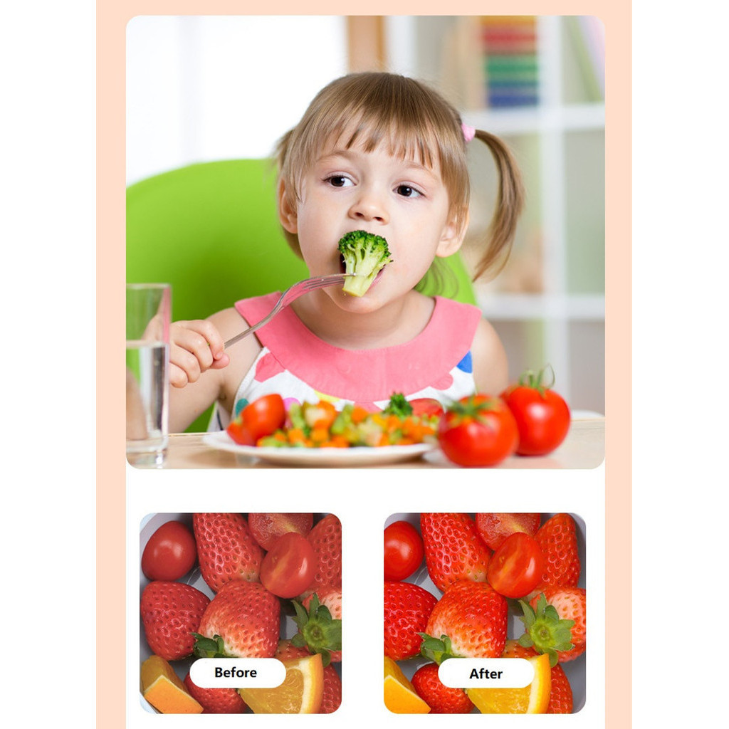 Jual Capsule Fruit And Vegetable Purifier Food Washing Machine Portable ...