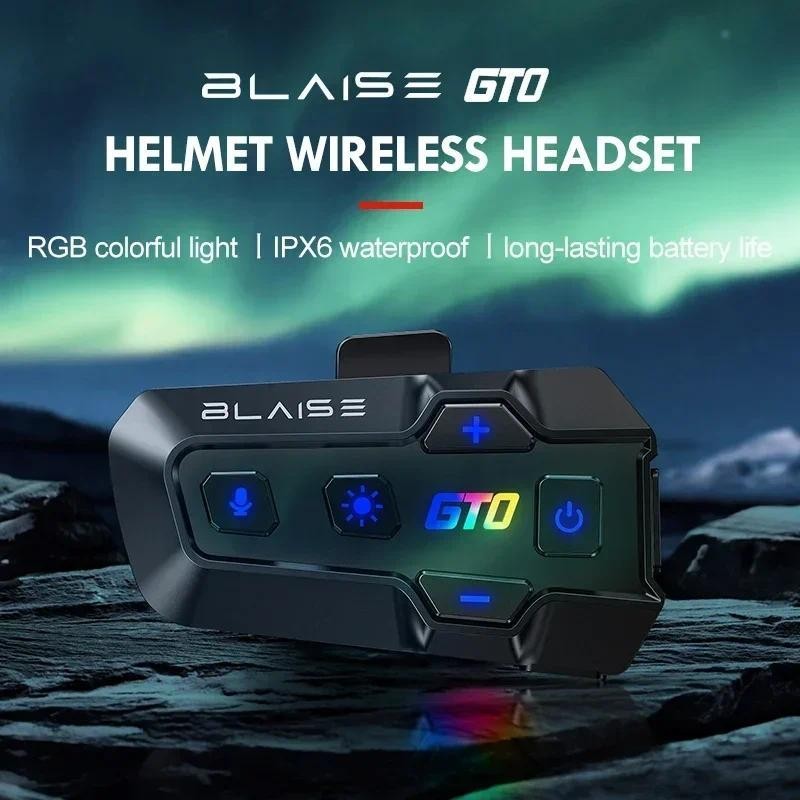 Jual BLAISE GT0 Headset Helm Bluetooth Headset Mic Hard Mic dan Soft ...