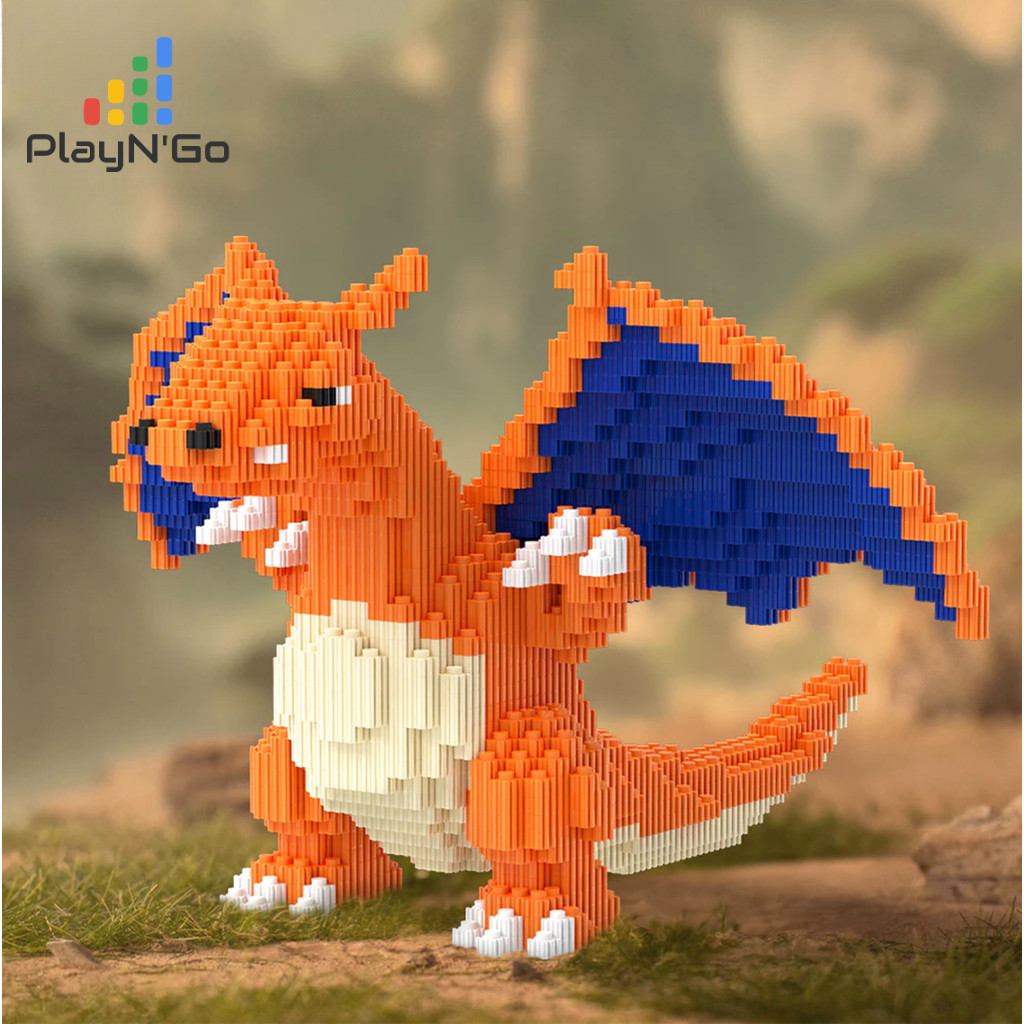 Jual Original Nano Blocks POKEMON CHARIZARD 3D Model medium size ...