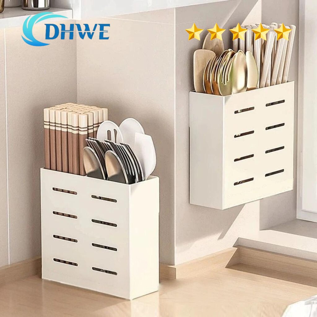 Jual DHWE - Rak Organizer Sendok Pisau Alat Makan Gantung Tempel ...