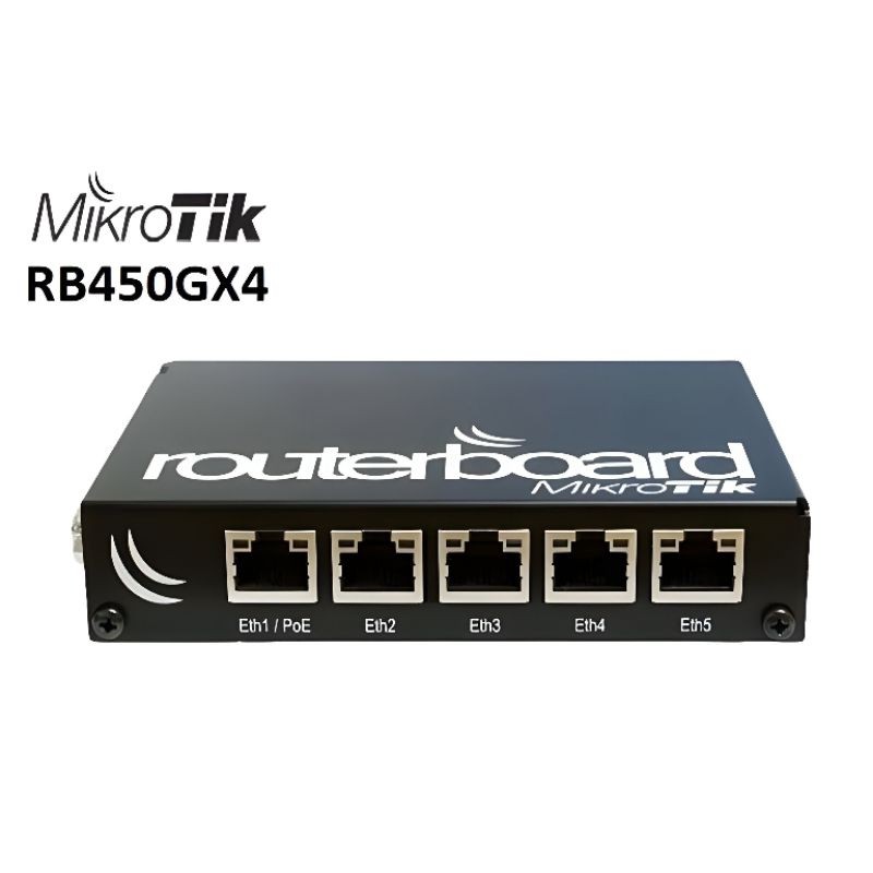 Jual Mikrotik RB450Gx4 5 Port Gigabit PoE Mini Routerboard | Shopee ...