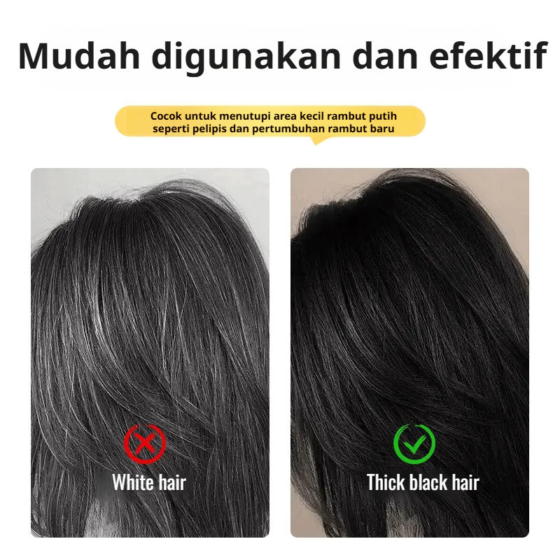 Jual COD Pewarna Rambut Sisir Instan Permanen Penghitam Uban Anti Air ...