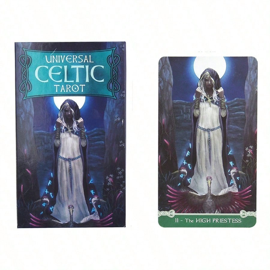 Tarot Celta Universal – Baraja Que Combina El Misticismo Celta Con La Tradición Del Tarot, Con Atmósfera Mágica
