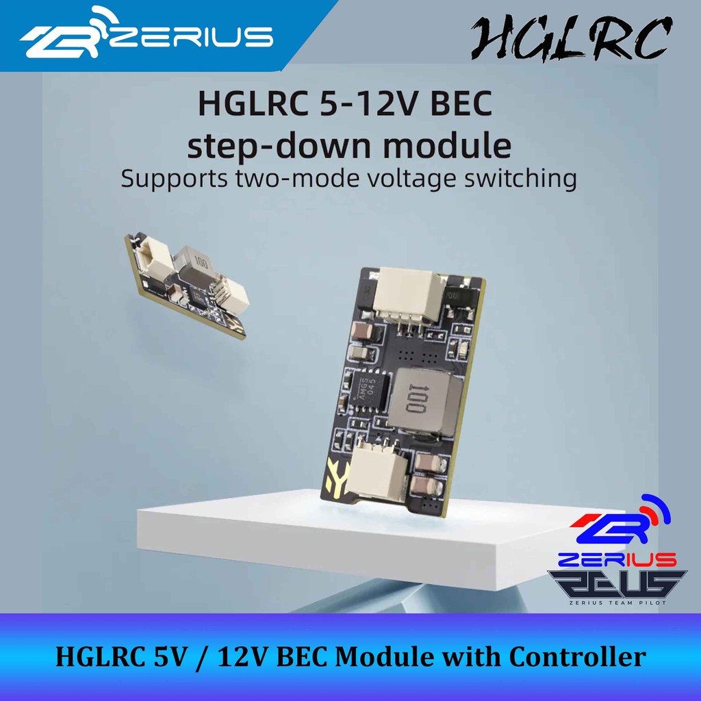 Jual HGLRC 5V / 12V BEC Module with Uart Controller, Uart on off Switch ...