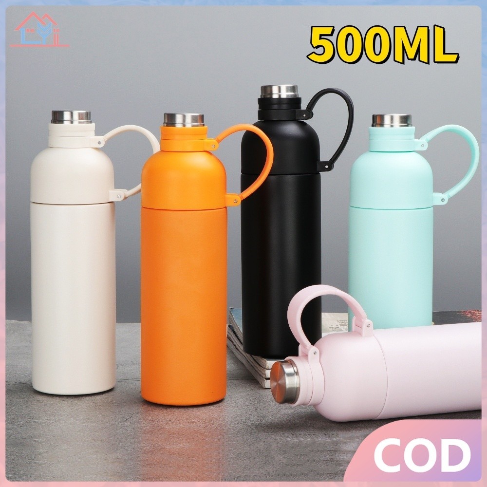 Jual 【COD】Tumbler 500ml BPA FREE /Viral Thermos Botol Minum Tahan Panas ...