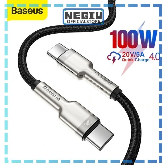 Jual Kabel Charger Fast Charging Baseus Data Cable Type C to Type C ...