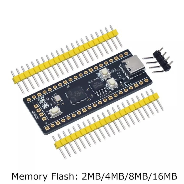 Jual SYS27 Raspberry Pi Pico Board RP2040 Microcontroller Type C - 4MB ...