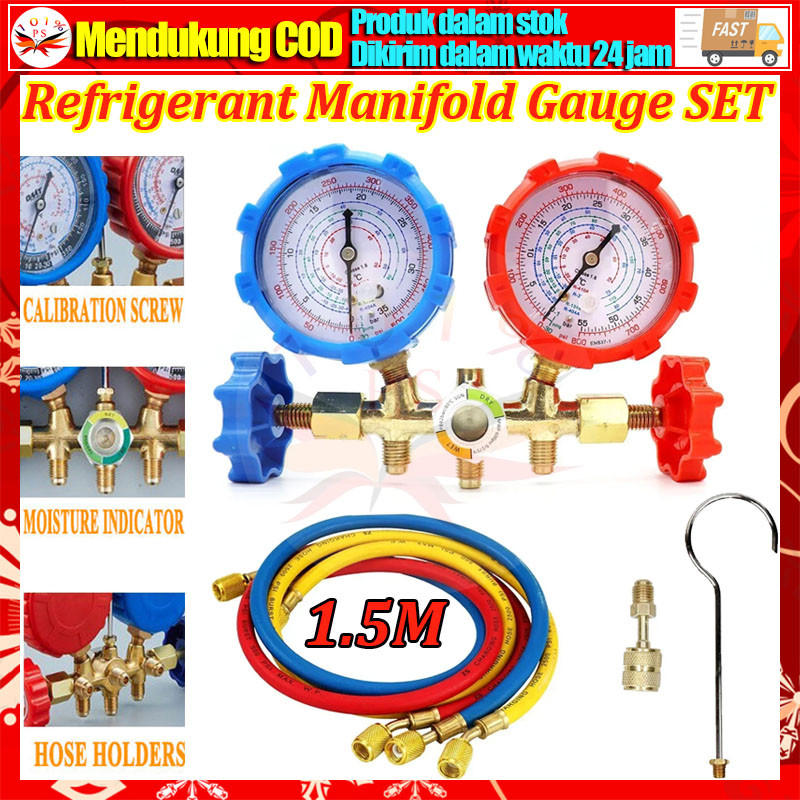 Jual Paket Alat Pengisian Preon Kulkas R134A Paket Komplit Isi AC Mobil ...