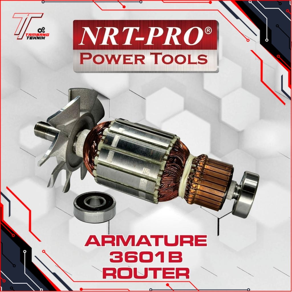 Jual ARMATURE / ANGKER ROUTER PRROFIL KAYU / TRIMMER 3601 B NRT-PRO ...