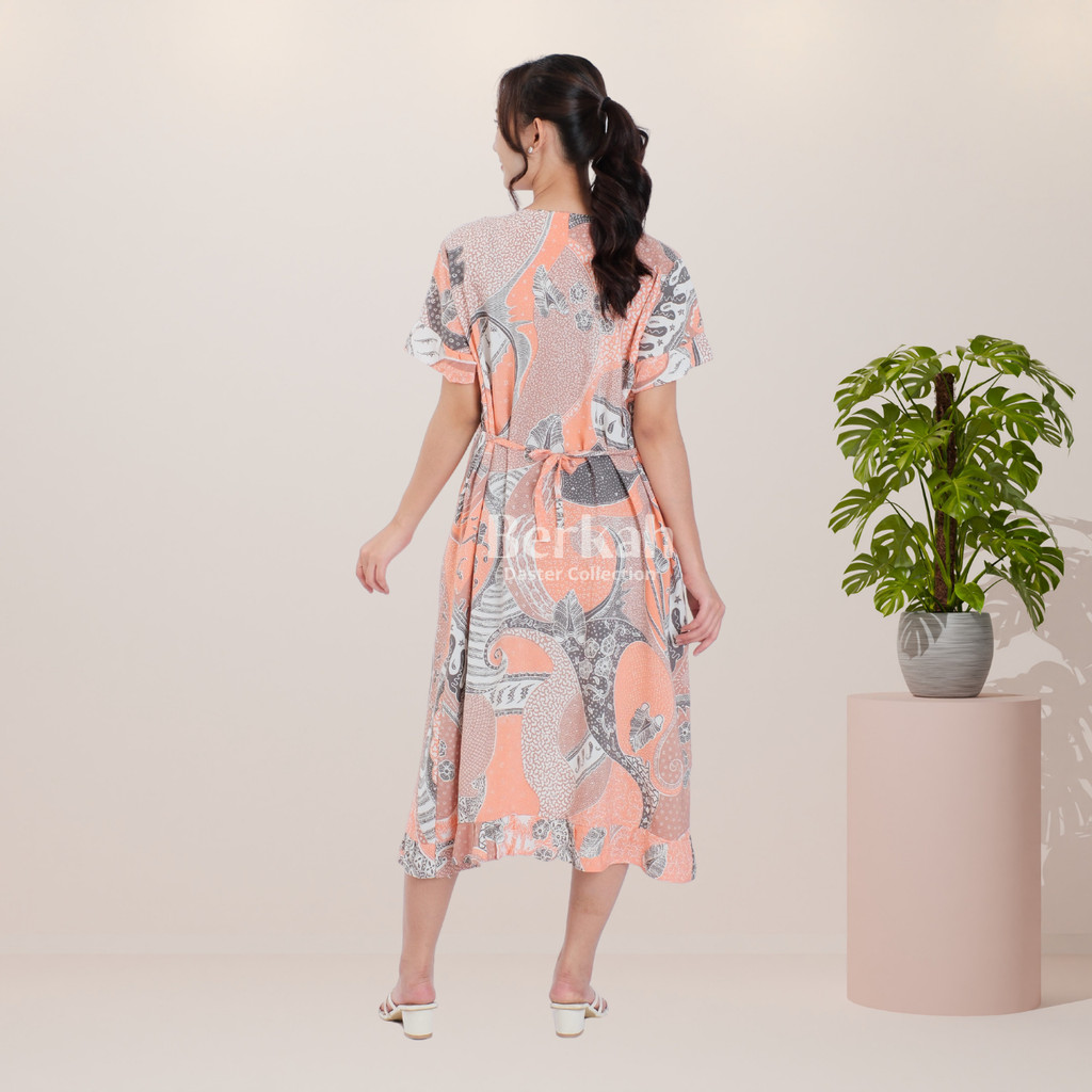Daster Batik Rayon Busui Resleting Surya Teja 4